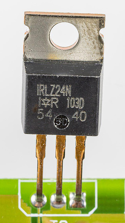 Transistor gesättigt