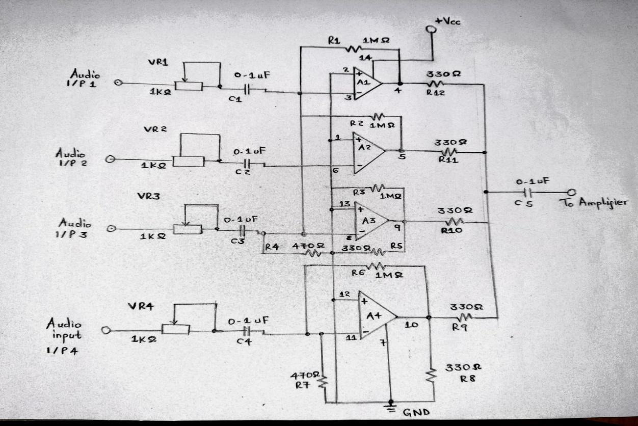 Audio-Circuit-Mixer: 2